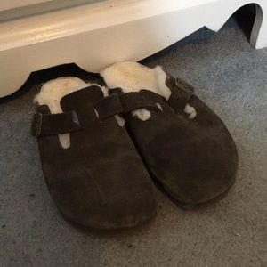Shearling Lined Birkenstock Clog